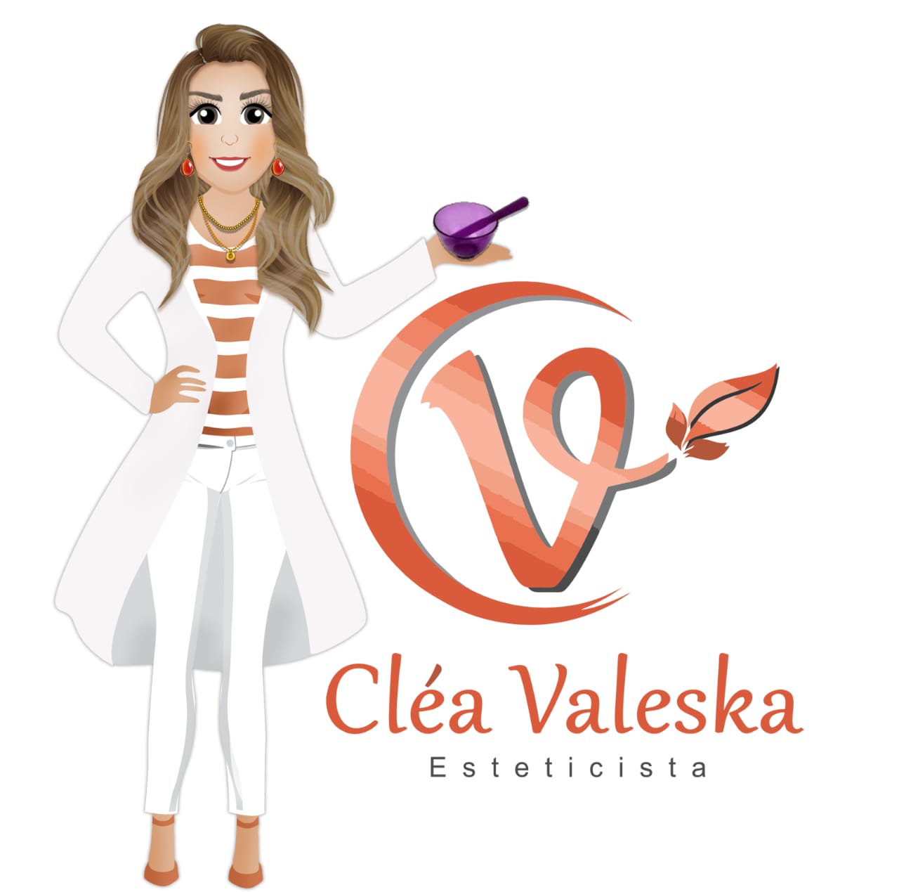 Cléa Valeska - Logo Cléa Valeska - Esteticista