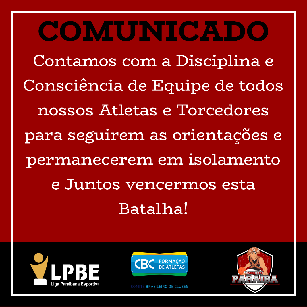 Comunicado Corona Vírus 1 – 2020